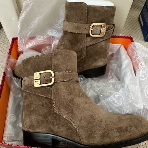 Tory Burch Brooke Ankle Bootie - Suede - Picture 3 of 4